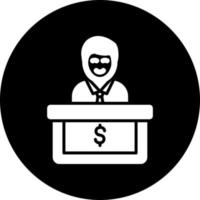 Cashier Vector Icon