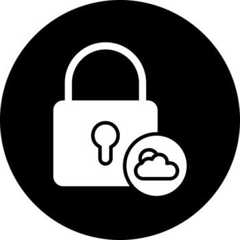 icono de vector de nube