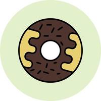 icono de vector de donut