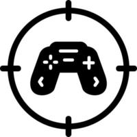 icono de vector de juego de tiro