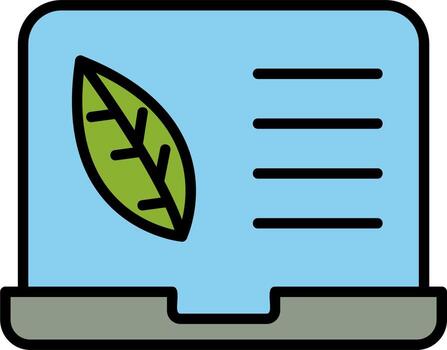 icono de vector de hoja