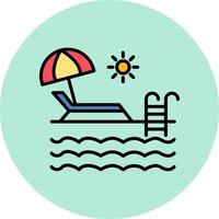 Swimming Pool Vector Icon