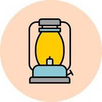 Gas Lamp Vector Icon