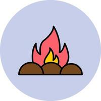 Campfire Vector Icon