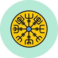 Viking Coin Vector Icon