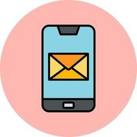 Phone Message Vector Icon