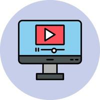 360 Video Vector Icon