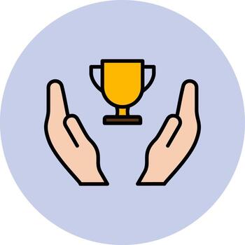 icono de vector de ganar