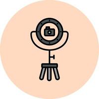 Ring Light Vector Icon
