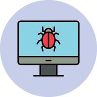 Computer Virus Vector Icon