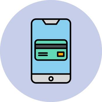 icono de vector de método de pago