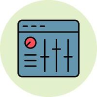 Sound Mixer Vector Icon