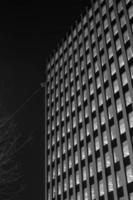 Black and white SOHO building facade photo