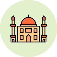 icono de vector de mezquita