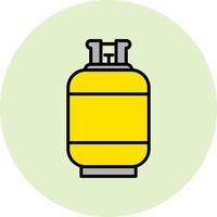 Gas Cylinder Vector Icon