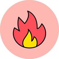 icono de vector de fuego