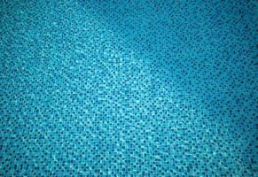 Blue mosaic tiled swimming pool photo