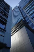 Glass and metal building facades photo