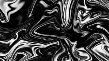 fondo líquido satinado negro. patrón abstracto de arte digital. diseño abstracto de primer plano de metal líquido. textura suave y elegante de satén negro. lujoso diseño de fondo de mármol. foto