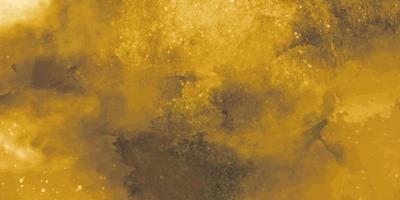 digital painting of gold texture background on the basis of paint. dark black, yellow golden stone concrete paper texture. old brown paper background with texture. watercolor background with grunge photo