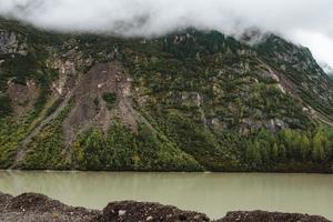 Majestic mountain landscape in Canada during autumn photo