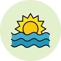 Sunrise Vector Icon