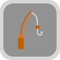 Fishing ROd Vector Icon Design