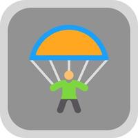 Skydiving Vector Icon Design