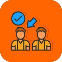Elected,selected Vector Icon Design