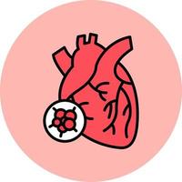 Heart Cancer Vector Icon