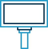 Hanging Billboard Vector Icon Design