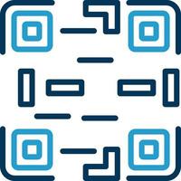 diseño de icono de vector de código qr