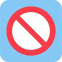 Prohibition Vector Icon