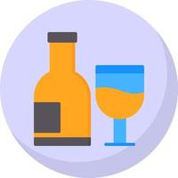 Alcoholic Drink Vector Icon Design