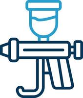 Spray Gun Vector Icon Design