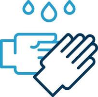 Hand Washing Vector Icon Design