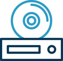 diseño de icono de vector de dvd