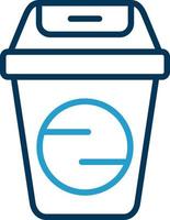 Trash Can Vector Icon Design