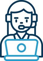 Call Center Vector Icon Design