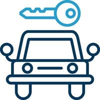 Car Rental Vector Icon Design