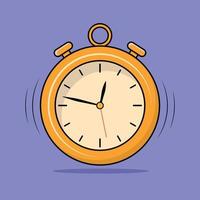 table clock free vector, Cartoon table clock vector , alarm clock  Flat design