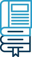 Book Stack Vector Icon Design