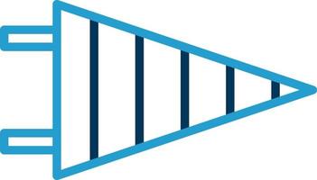 Pennant Vector Icon Design