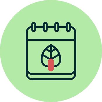 icono de vector de hoja