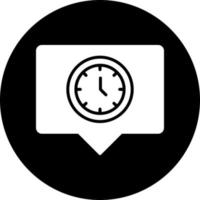 icono de vector de tiempo