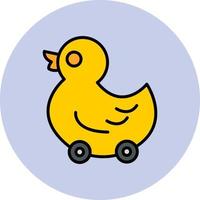 Duck toy Vector Icon