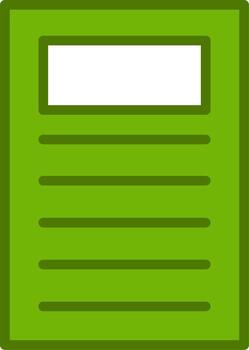 icono de vector de documento