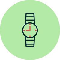 reloj, vector, icono vector