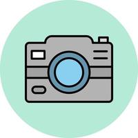 icono de vector de cámara de fotos