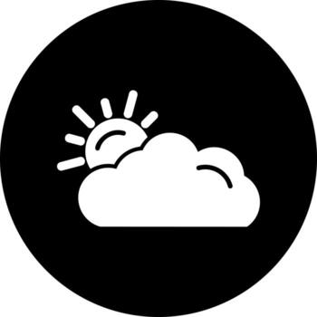 icono de vector de nube